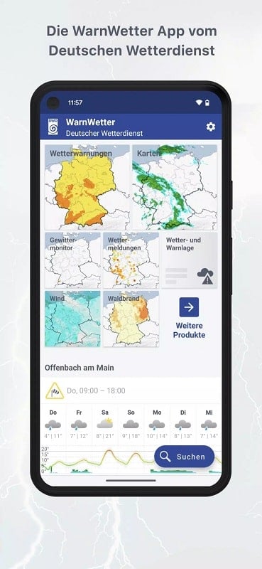 WarnWetter Screenshot2