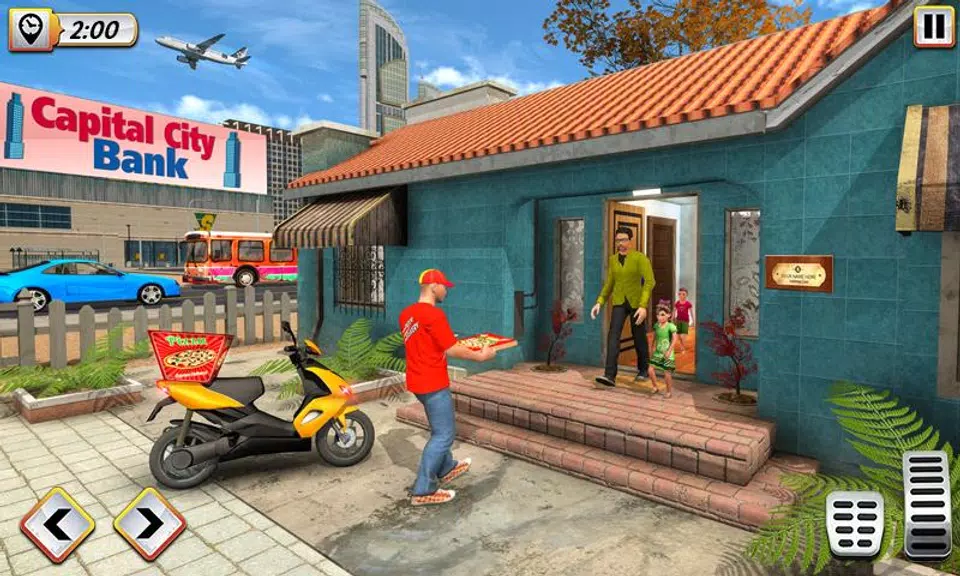 Pizza Delivery Boy Bike Games Screenshot3