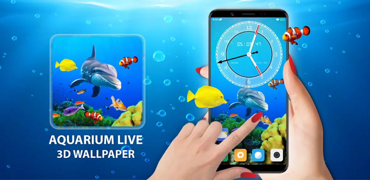 Koi Fish Live Wallpaper 3D Screenshot2