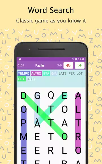 Word Search Italian dictionary Screenshot1