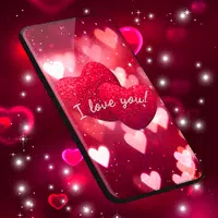 Love Hearts Live HD Wallpaper APK