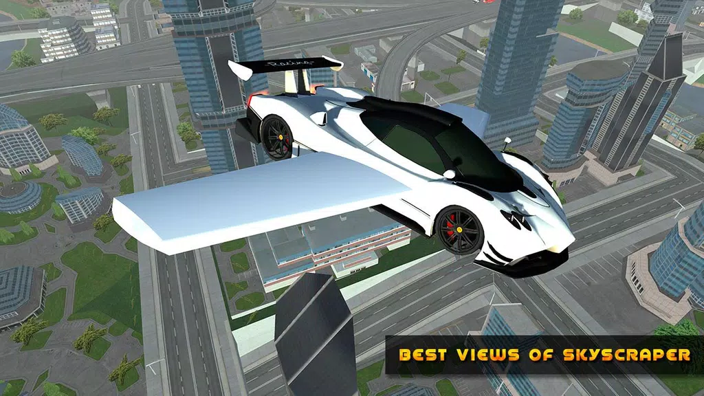 Flying Car Game driving Screenshot3