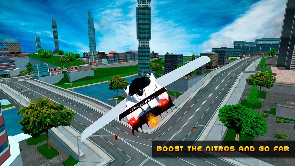 Flying Car Game driving Screenshot2