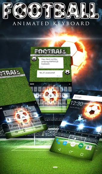 Football Keyboard & Wallpaper Screenshot1