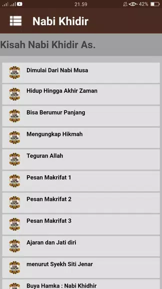 Biografi & Kisah Nabi Khidir Screenshot1