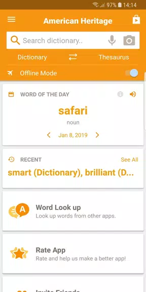 American Heritage Dictionary Screenshot3