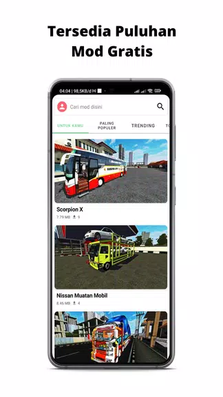 Mod BUSSID Truk Canter Tawakal Screenshot2