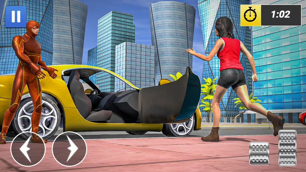 Superhero Car Games Taxi Games Screenshot4