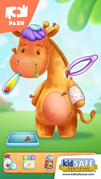 Jungle Animal Kids Care Games Screenshot1