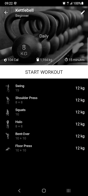 Kettlebell Home Workout Screenshot3