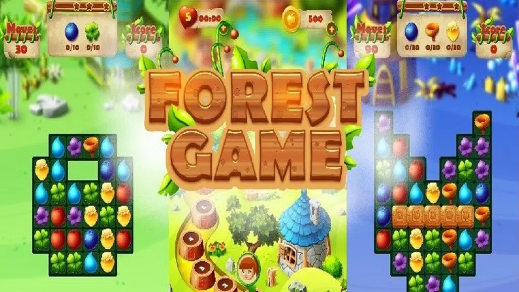 Fairy Forest - match 3 games Screenshot4