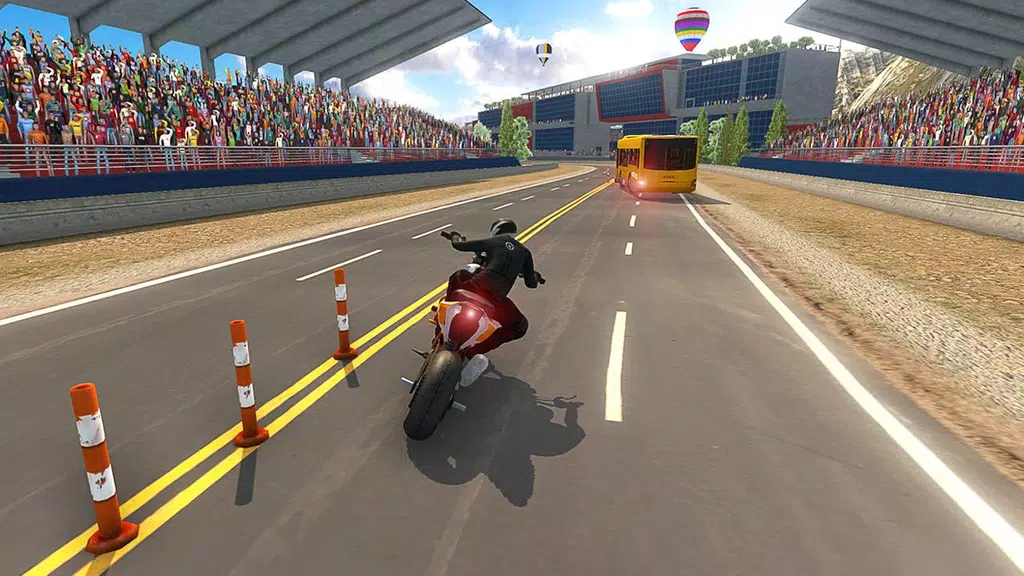 Bike VS Bus Racing Games Screenshot3