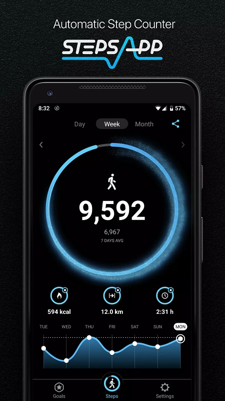 StepsApp Pedometer & Step Counter Screenshot1