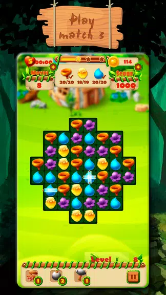 Fairy Forest - match 3 games Screenshot1