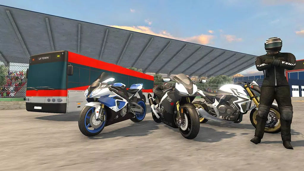 Bike VS Bus Racing Games Screenshot2