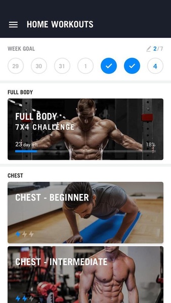 Home Workout Screenshot1