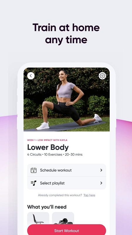 Sweat: Fitness App For Women Screenshot1