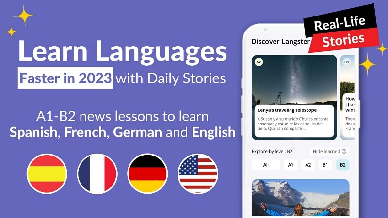 Learn Languages with Langster Screenshot1