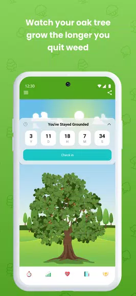 Grounded - Quit Weed Tracker Screenshot1