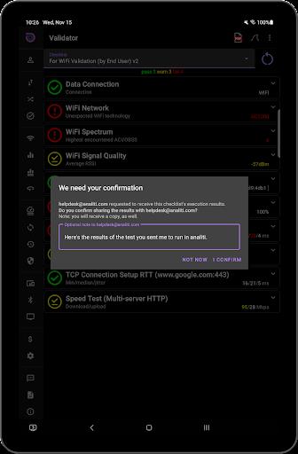 Speed Test WiFi Analyzer Screenshot2