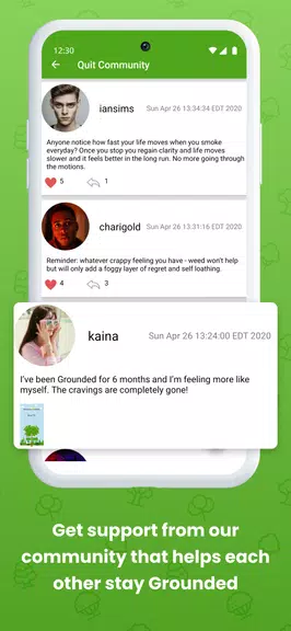 Grounded - Quit Weed Tracker Screenshot4