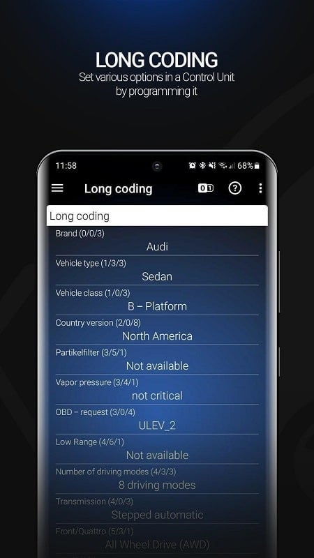 OBDeleven car diagnostics Screenshot3