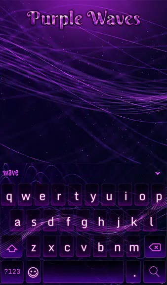 Purple Waves Wallpaper Screenshot2