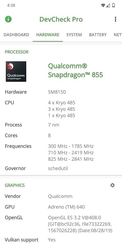 DevCheck Hardware and System Info Screenshot3