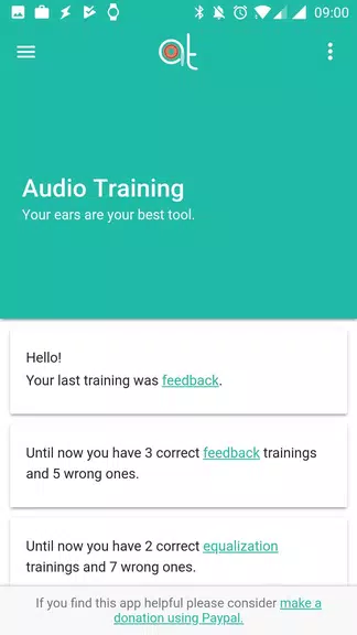 Audio Training EQ and Feedback Screenshot1