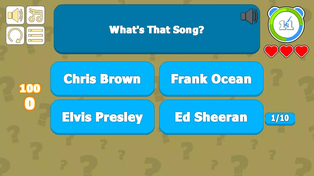 Listen Music & POP Music Quiz Game Screenshot3