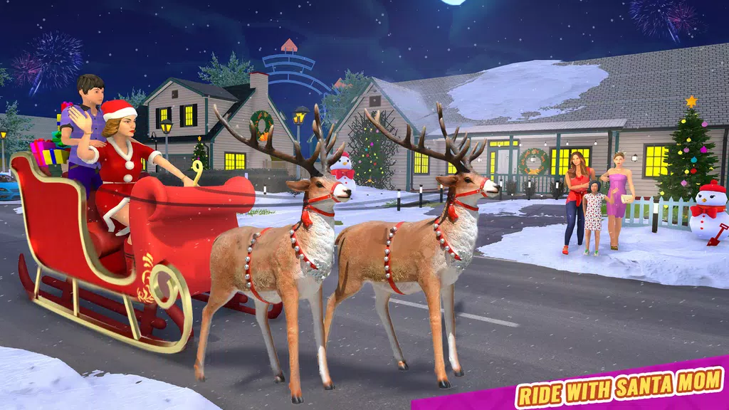 Santa Mom Happy Christmas Game Screenshot3