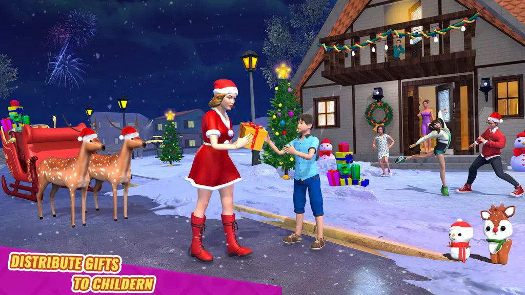 Santa Mom Happy Christmas Game Screenshot1