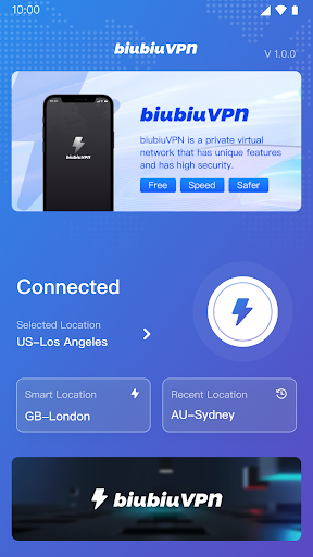 VPN - biubiuVPN Fast & Secure Screenshot3