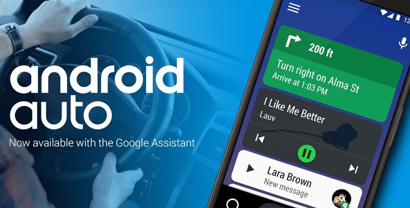 Android Auto – Google Maps, Media & Messaging Screenshot1