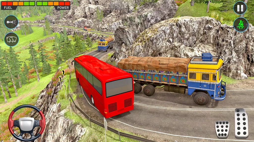 4x4 Mountain car bus driving Screenshot1