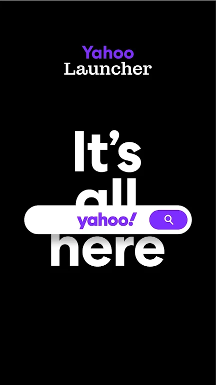Yahoo Launcher Screenshot1