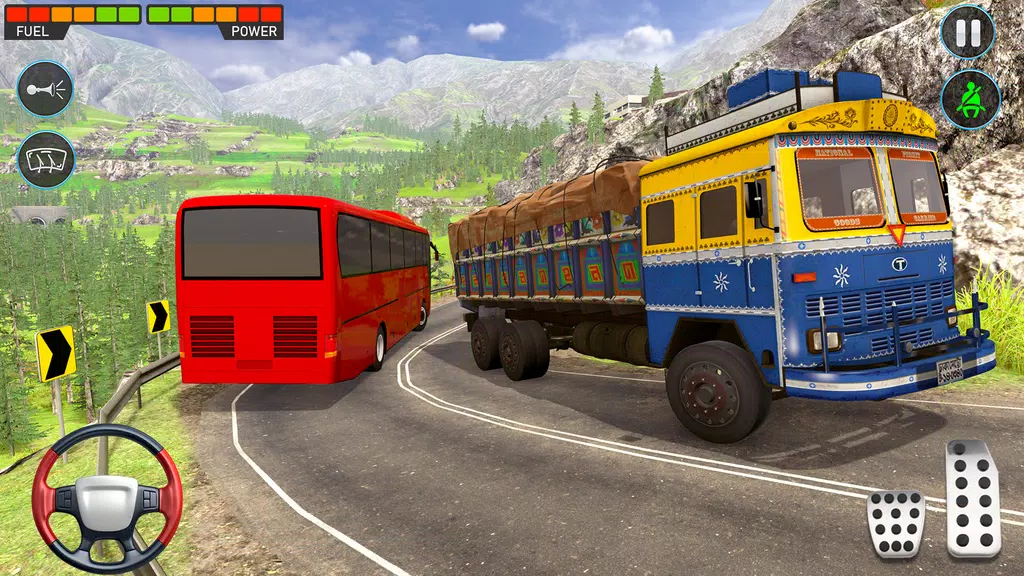 4x4 Mountain car bus driving Screenshot4