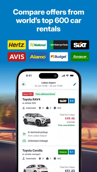 DiscoverCars: Cheap Car Rental Screenshot2