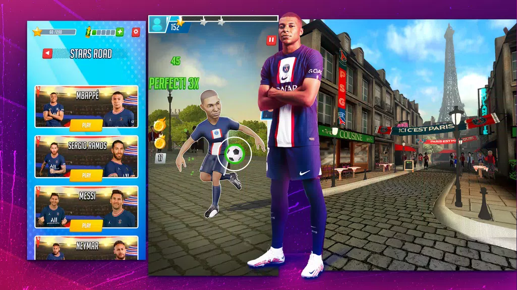 PSG Soccer Freestyle 2023 Screenshot2