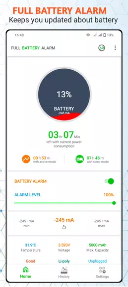 Full Battery Alarm Screenshot1