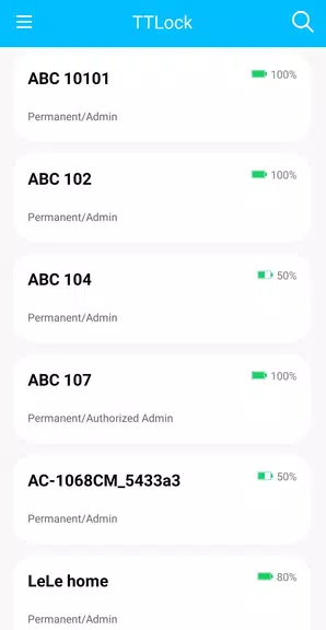 TTLock Screenshot1