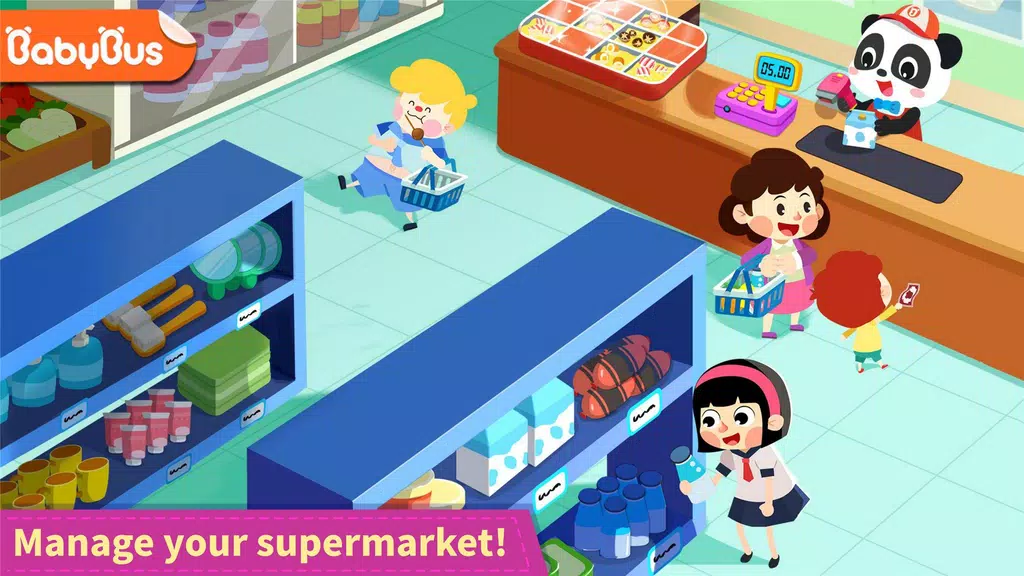 Baby Panda's Town: Supermarket Screenshot1