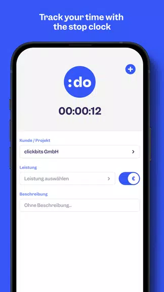 Clockodo Time Tracking Screenshot1
