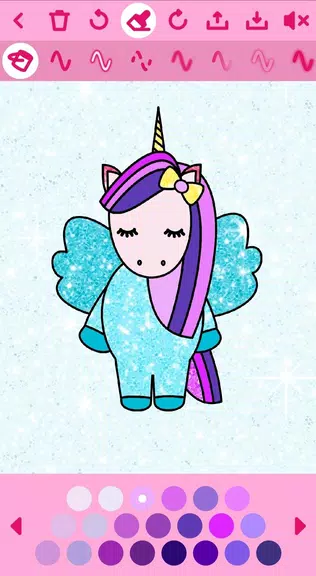 Unicorn Coloring Book Screenshot4