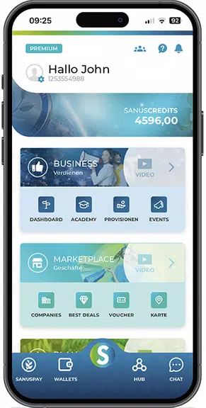 SANUSAPP 3.0 Screenshot1