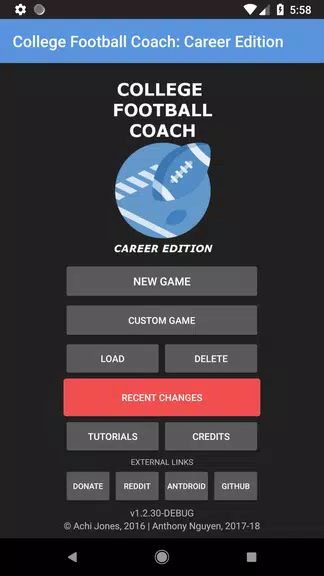 College Football Coach: Career Screenshot1