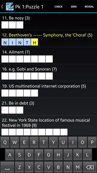 Crossword Lite Screenshot4