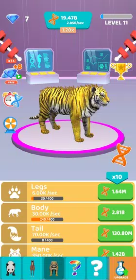 Idle Animal Evolution - AI Screenshot2