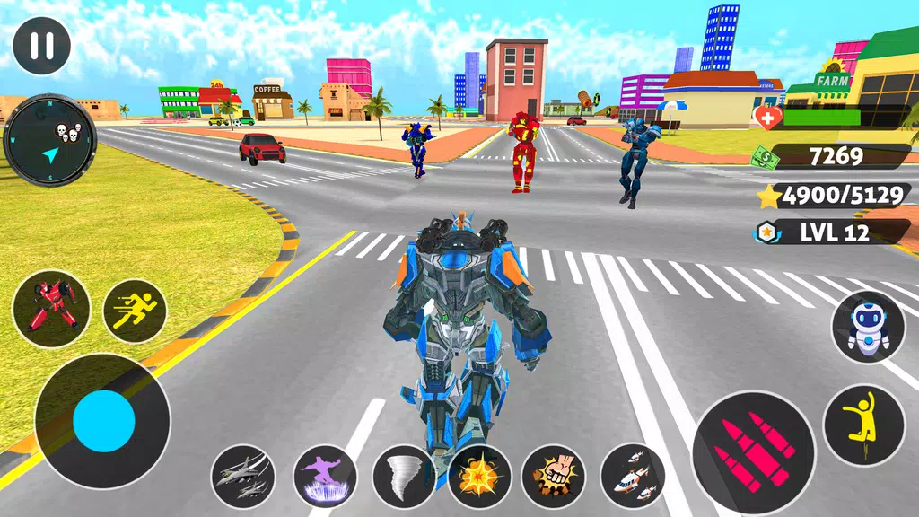 Mech Robot Transforming Game Screenshot2