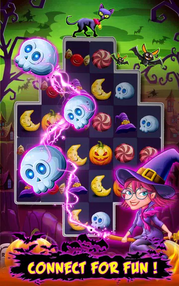 Witch Connect - Halloween game Screenshot1